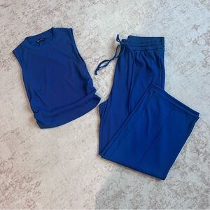 Pretty Garden | 2 Piece Set | Royal Blue | Worn Once!